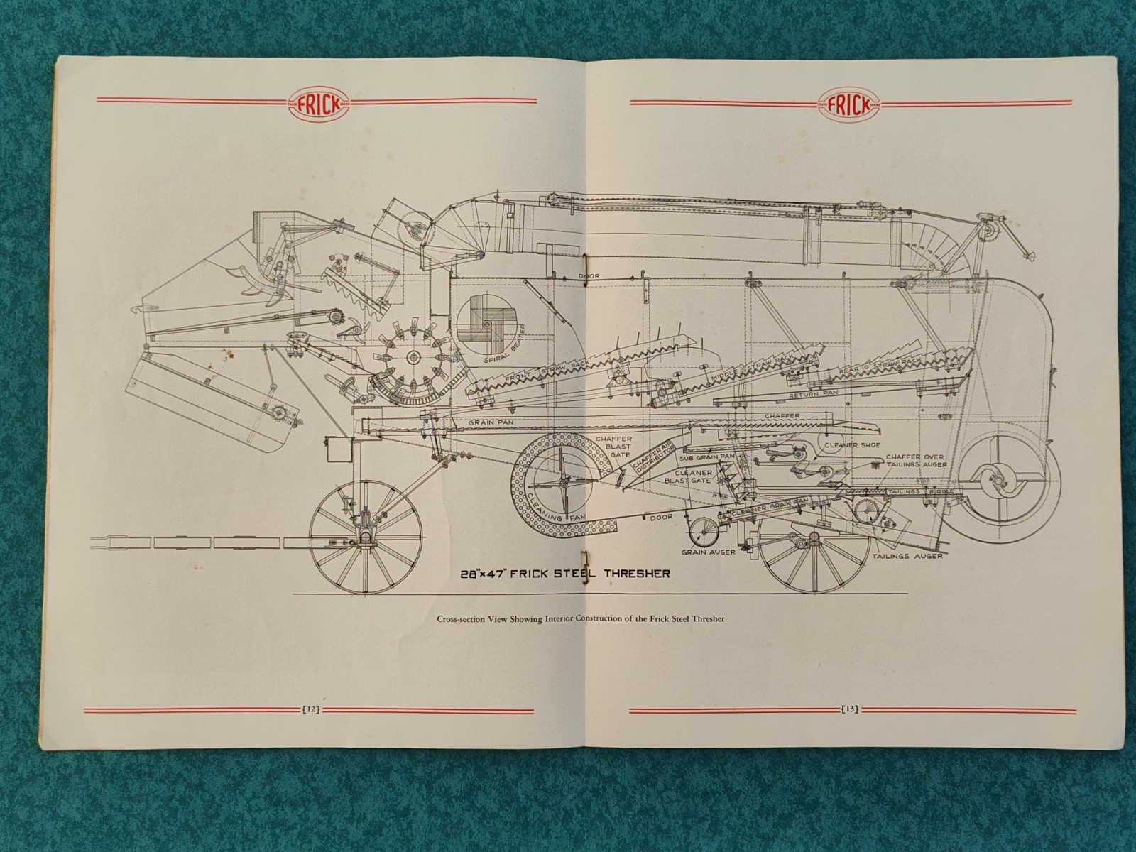 Frick Steel Threshers Catalog # 76-B Original