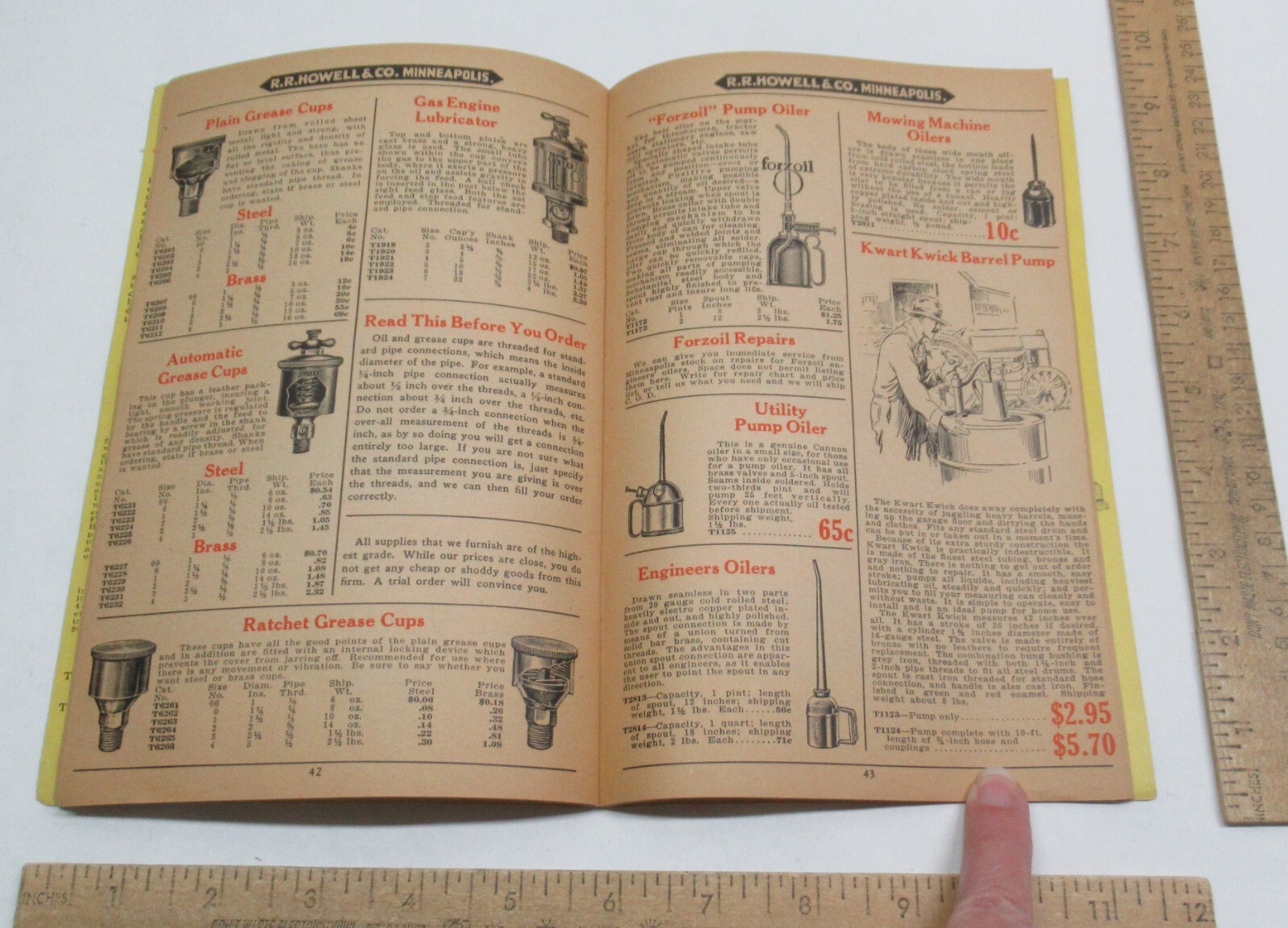 THRESHER & POWER FARMING SUPPLIES – SAW MILL ACCESSORIES – CATALOG T-33 -#3468