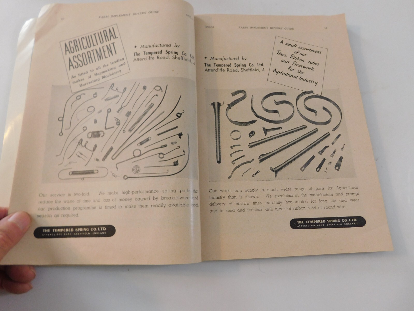 1950 FARM IMPLEMENT BUYER&rsquo;S GUIDE AGRICULTURAL MOWERS RAKES SWATHERS CORN DRILL