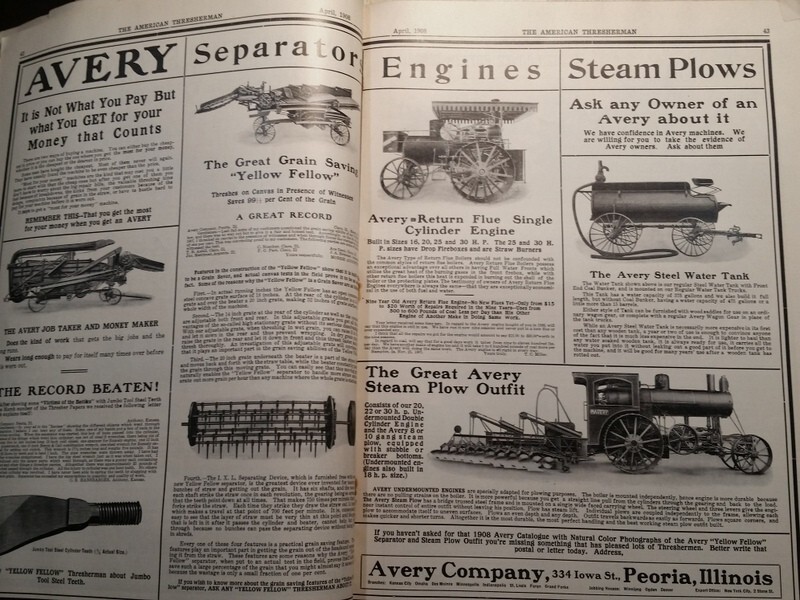 1908 The American Thresherman Complete Magazine Madison WI Many Great Ads !