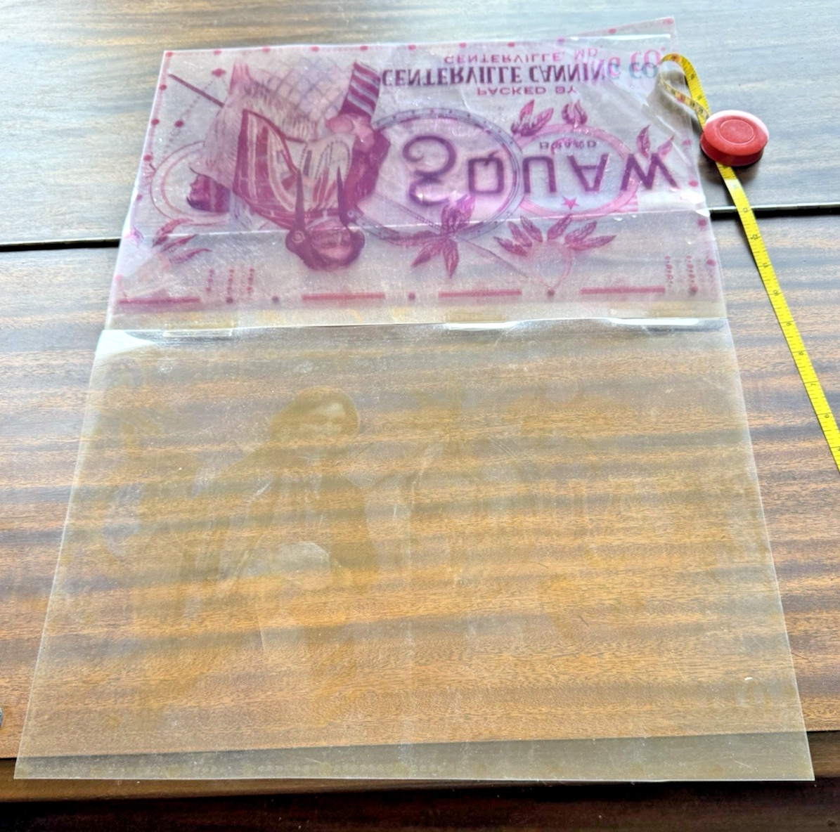 Rare Centerville Canning Co Squaw Brand Progressive Color Proof Transparency 4pg