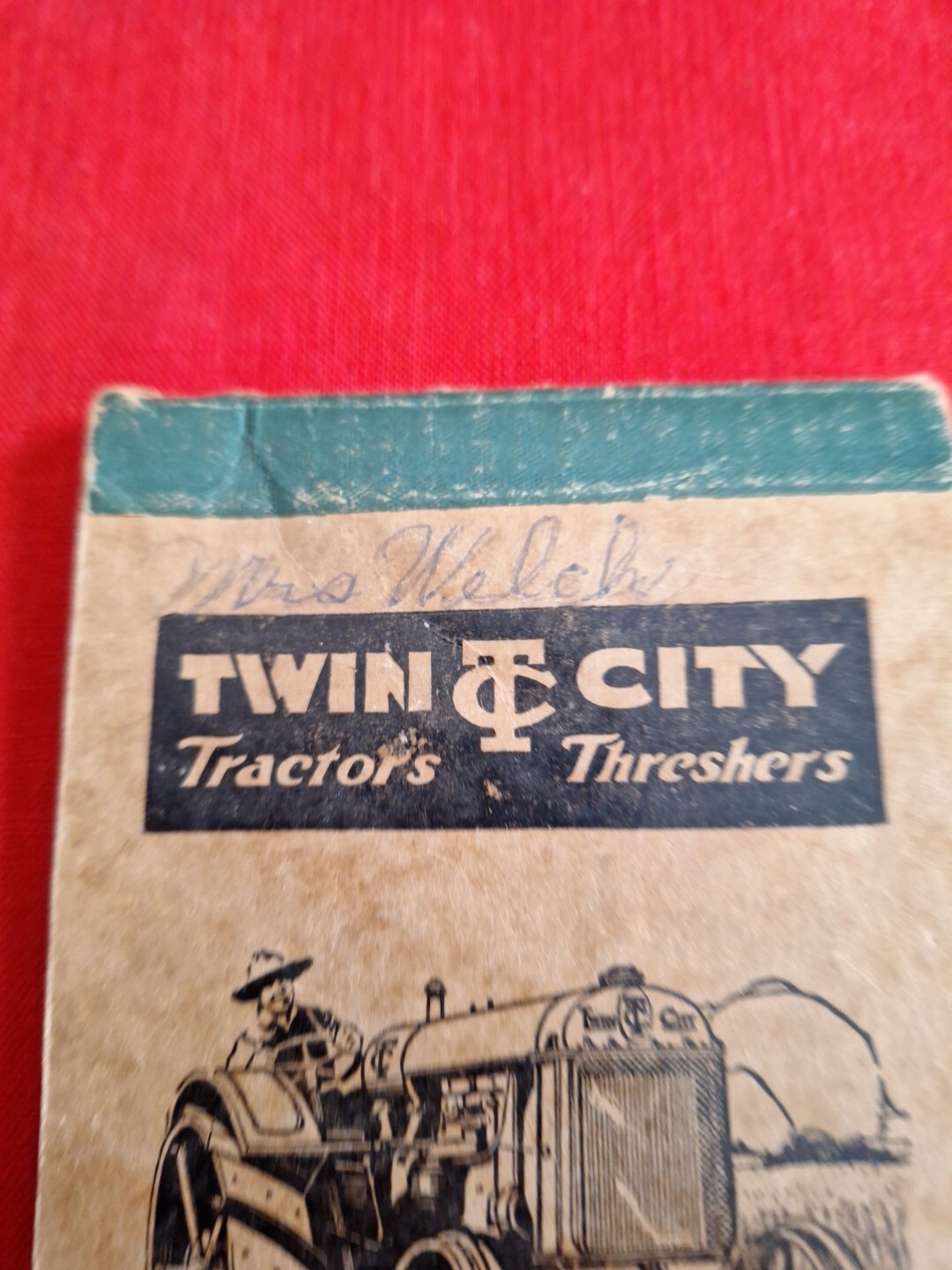 1930’s Twin City Tractors Threshers Note Book, Minneapolis Steel and Machinery