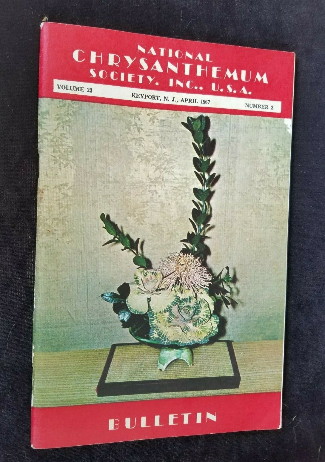1967 National Chrysanthemum Society Bulletin Keyport NJ Member Info Gardening
