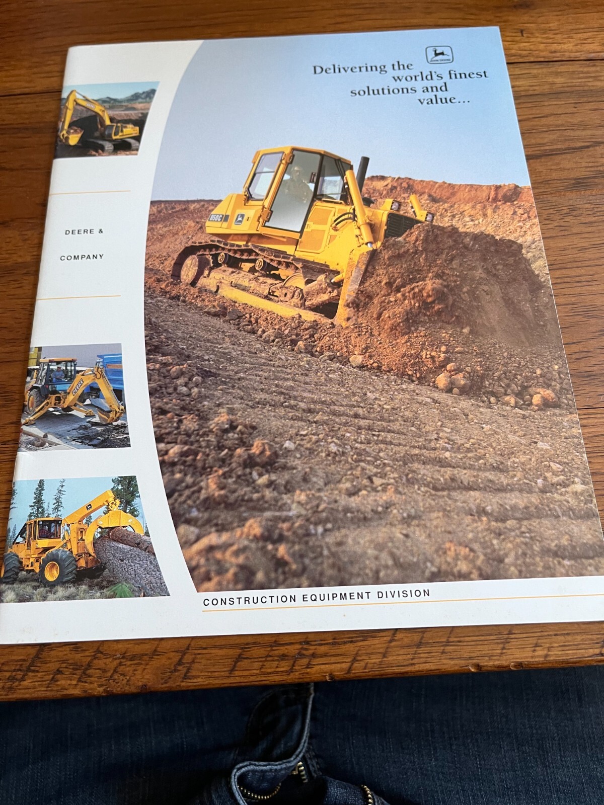 John Deere Construction Equipment For 1998 Brochure FCCA