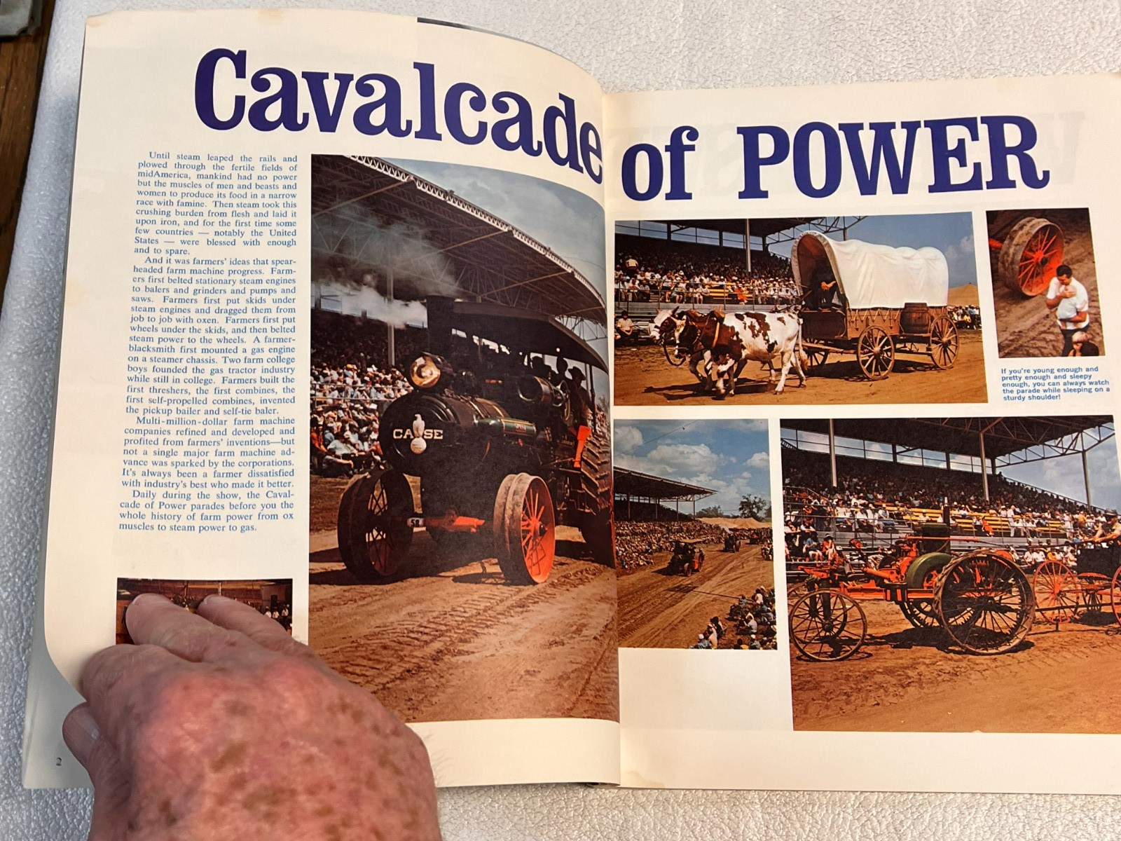 vintage Old Threshers of Iowa Program – Book Undated Softsided Book