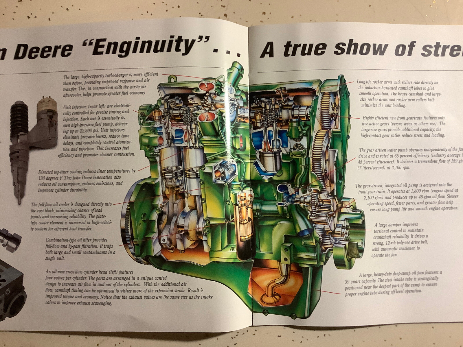 John Deere NEW 260-425 HP 9000 SERIES TRACTOR 32 PAGES 2003 Sales Brochure