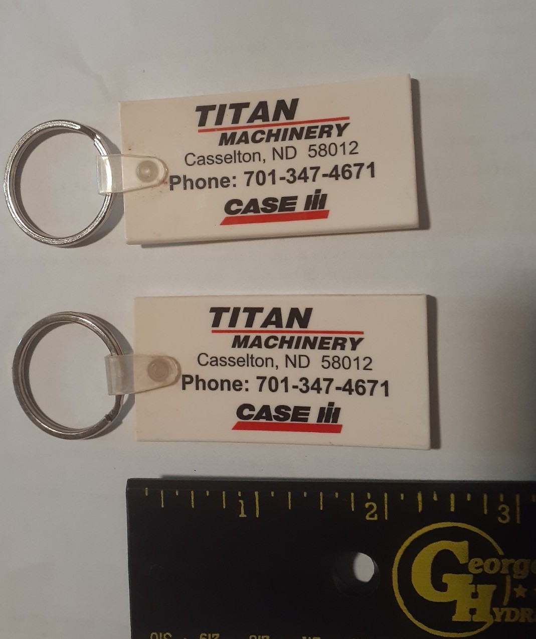 Titan Machinery Case IH Dealership Keychain