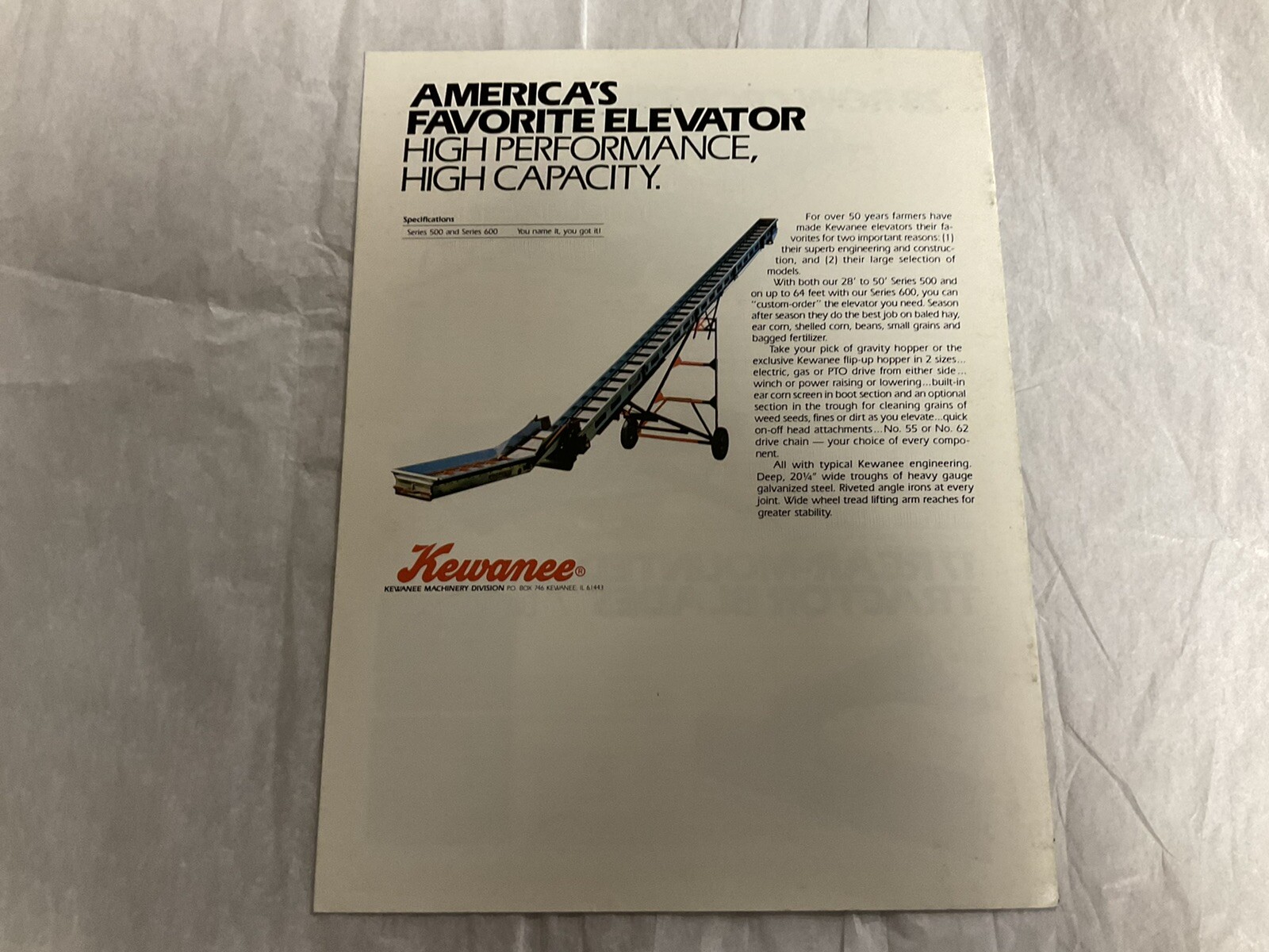Kewanee Tillage Brochure