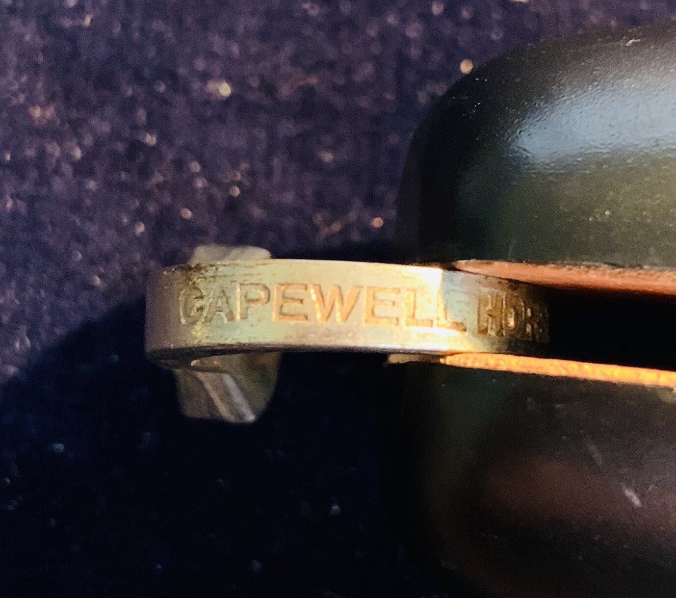 Antique Advertising Capewell Horse Nail Co. Ring 6