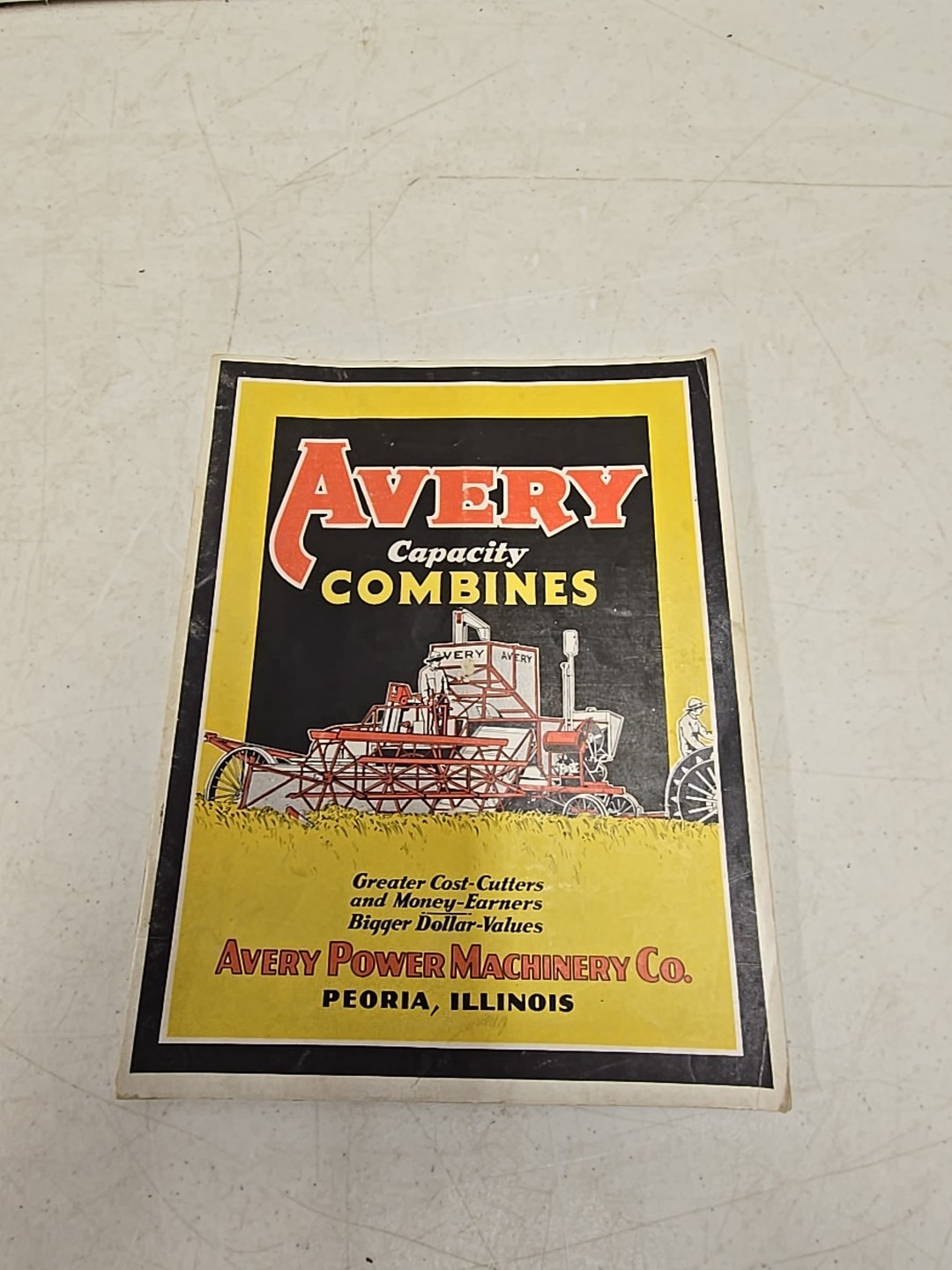 Vintage Avery Power Machinery Co Peoria IL Advertising Combine Catalog Brochure