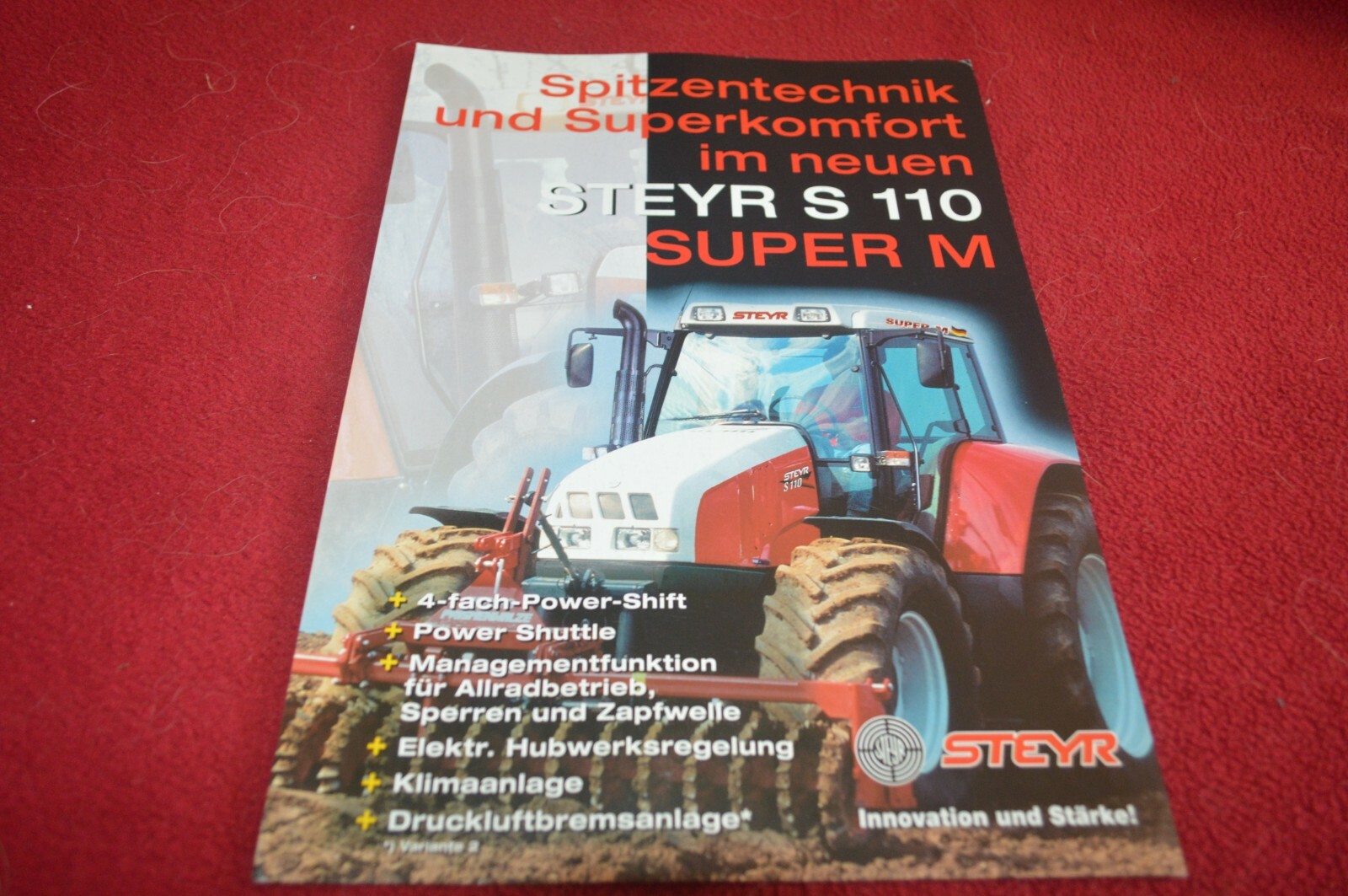 Steyr M 952 963 968 975 Tractor Dealer&rsquo;s Brochure FCCA