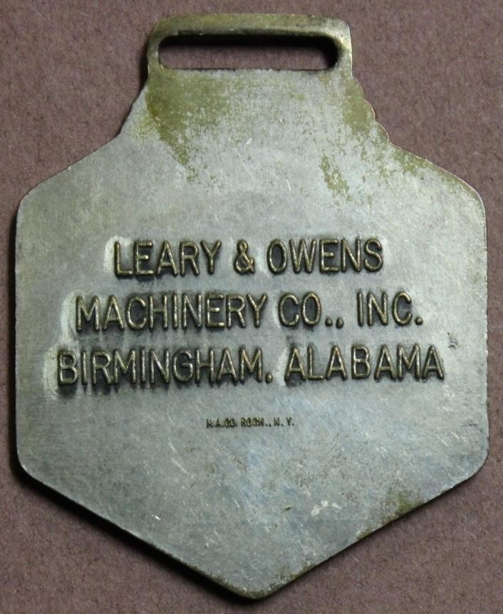 Thew Lorain Crane Track Shovel Leary & Owens Birmingham AL Watch Fob Shlf1A1-3