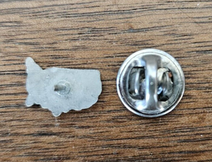 NFO lapel PIN National Farmers Organization USA Pinch Back Collective Bargaining