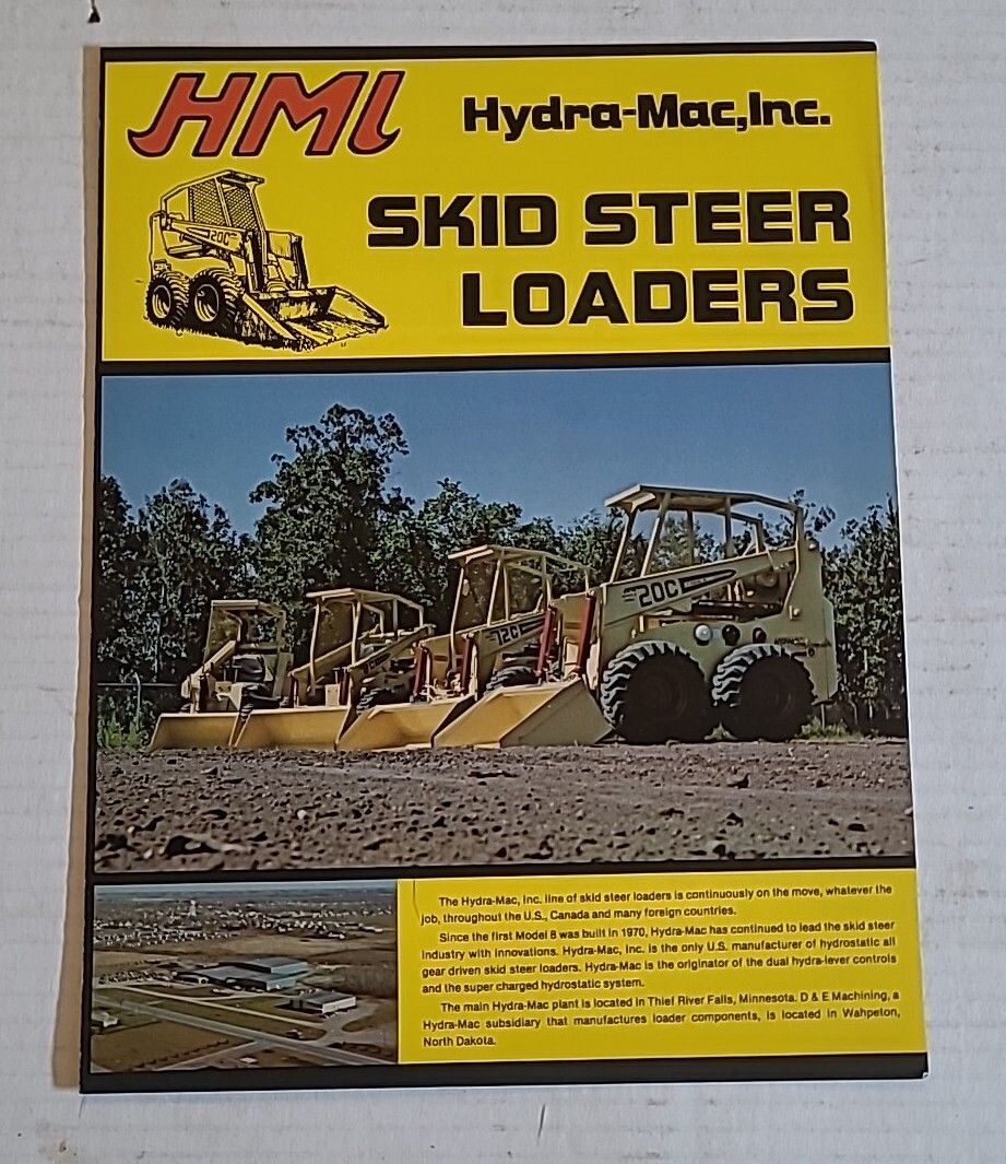 Hml Skid Steer Loaders Brochure Hydra Mac Inc