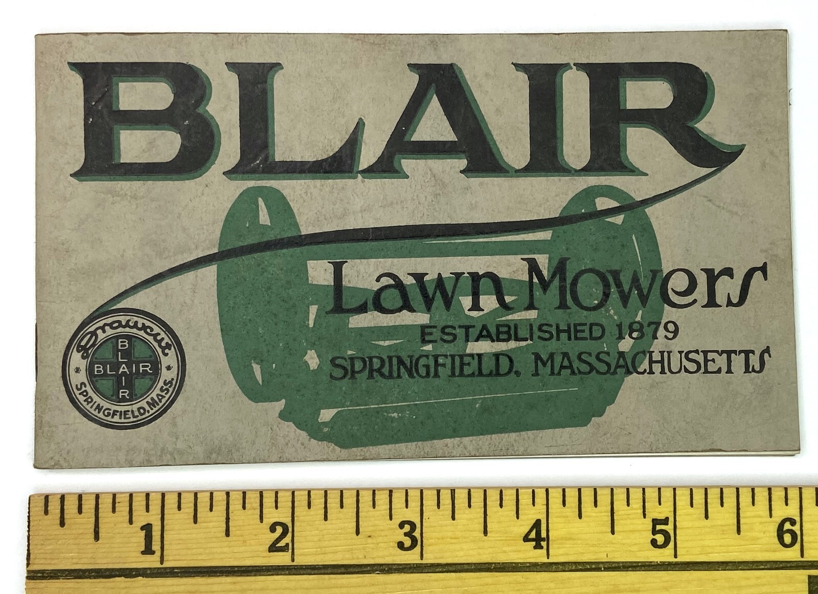 Blair Lawn Mowers – Archive LOT – Advertising Catalog, Brochures, Photo – 1928