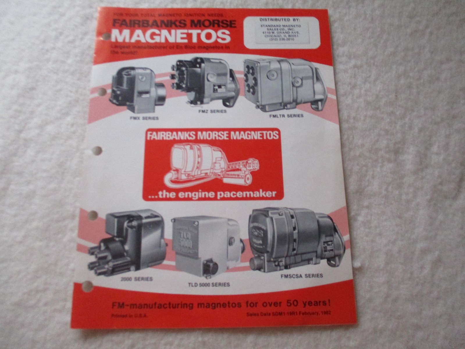 Fairbanks Morse Magnetos Flyer from Agriculture dealer. for 3 ring binders New