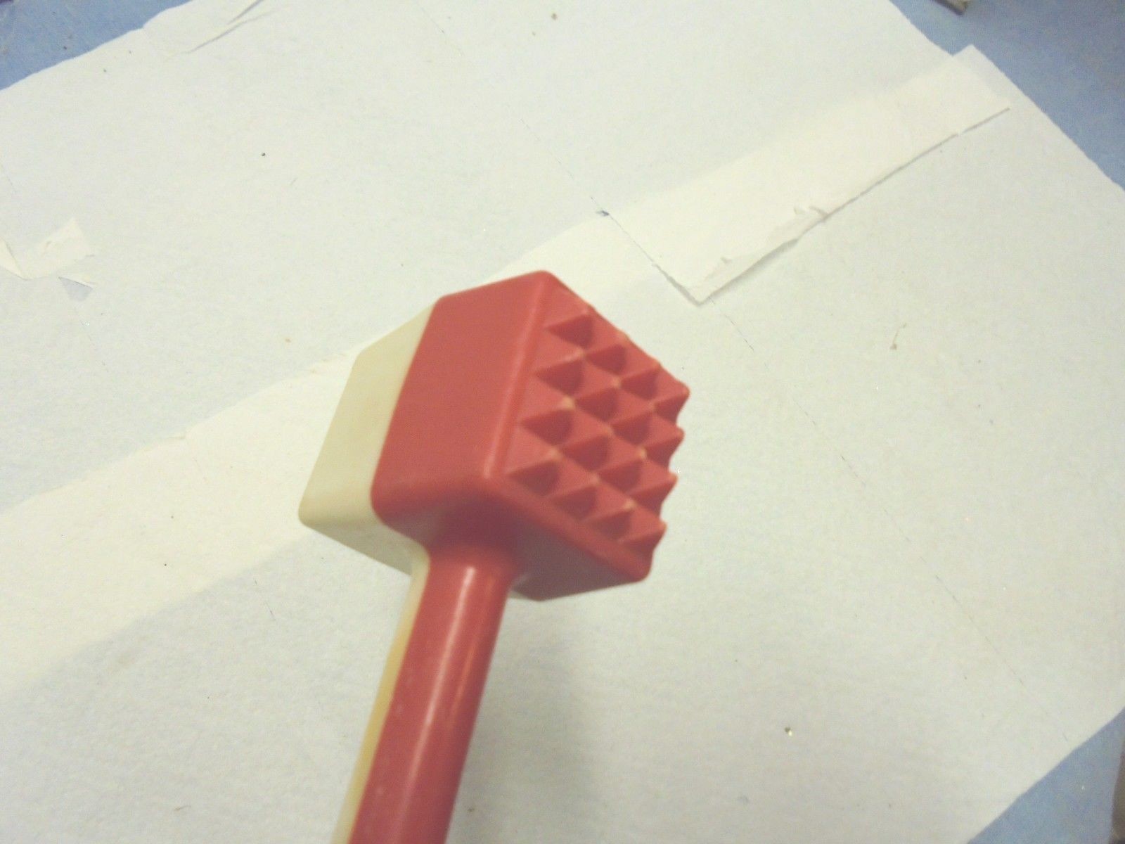 plastic meat hammer fredricksburg produce grain feed livestock iowa red & white