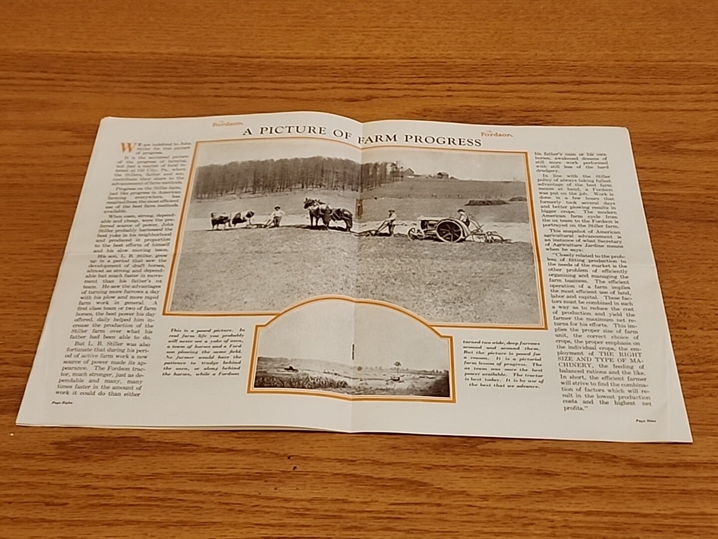 The Fordson Magazine October 1925 Vintage Original