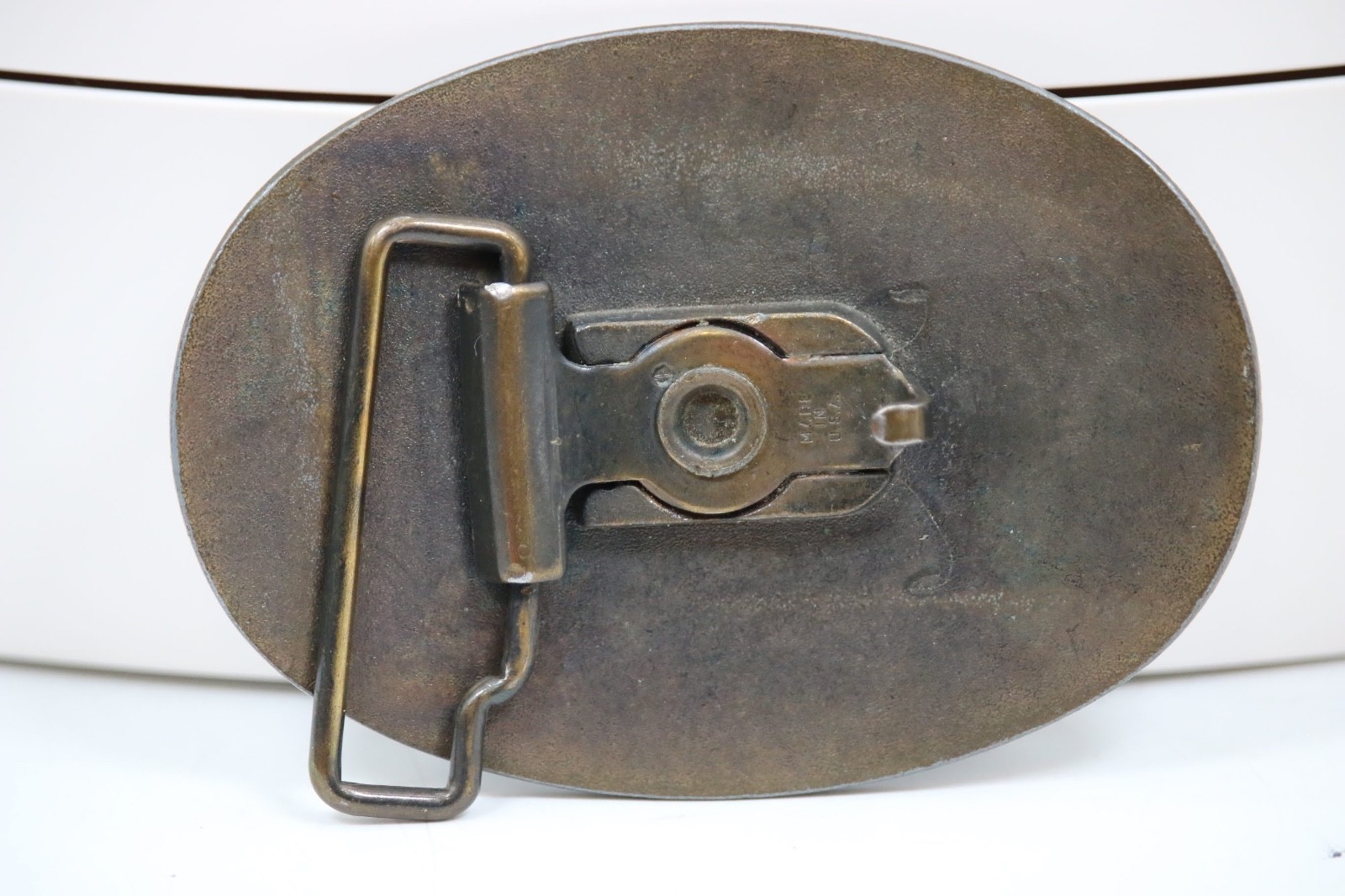 Bush Hog Metal Belt Buckle Farm Ranch Mowers Tractor Equipment Advertising Promo