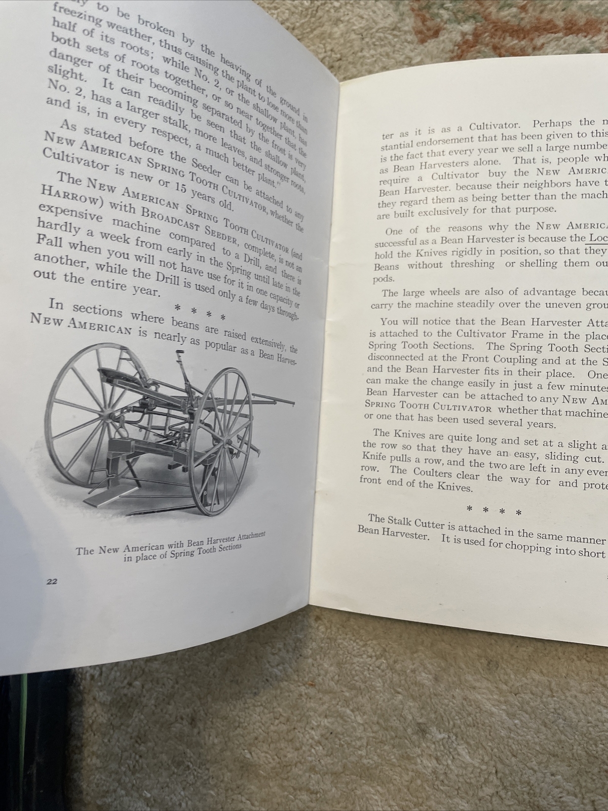 Vintage New American Cultivators Sales Brochure Catalog 1907 American Harrow Co.