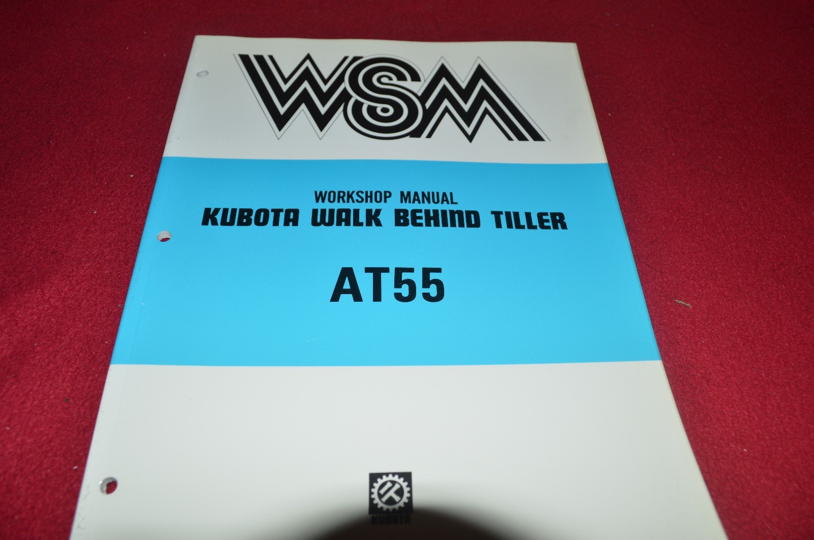 Kubota AT55 Walk Behind Roto Tiller Dealer&rsquo;s Shop Manual CHPA