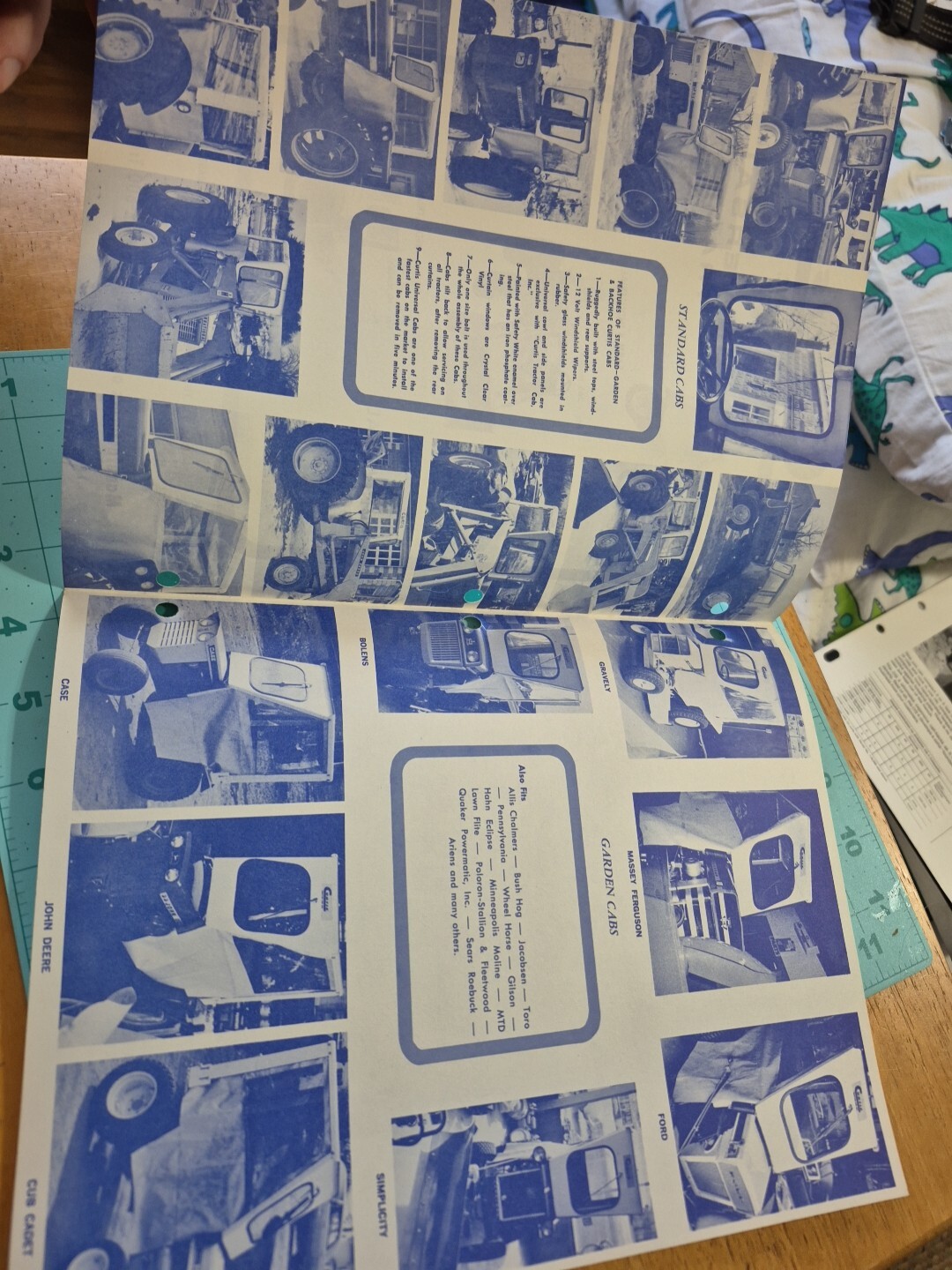 1970&rsquo;s? Curtis Cabs Brochure Universal Tractor Cabs Gravely Case Cub Cadet Etc