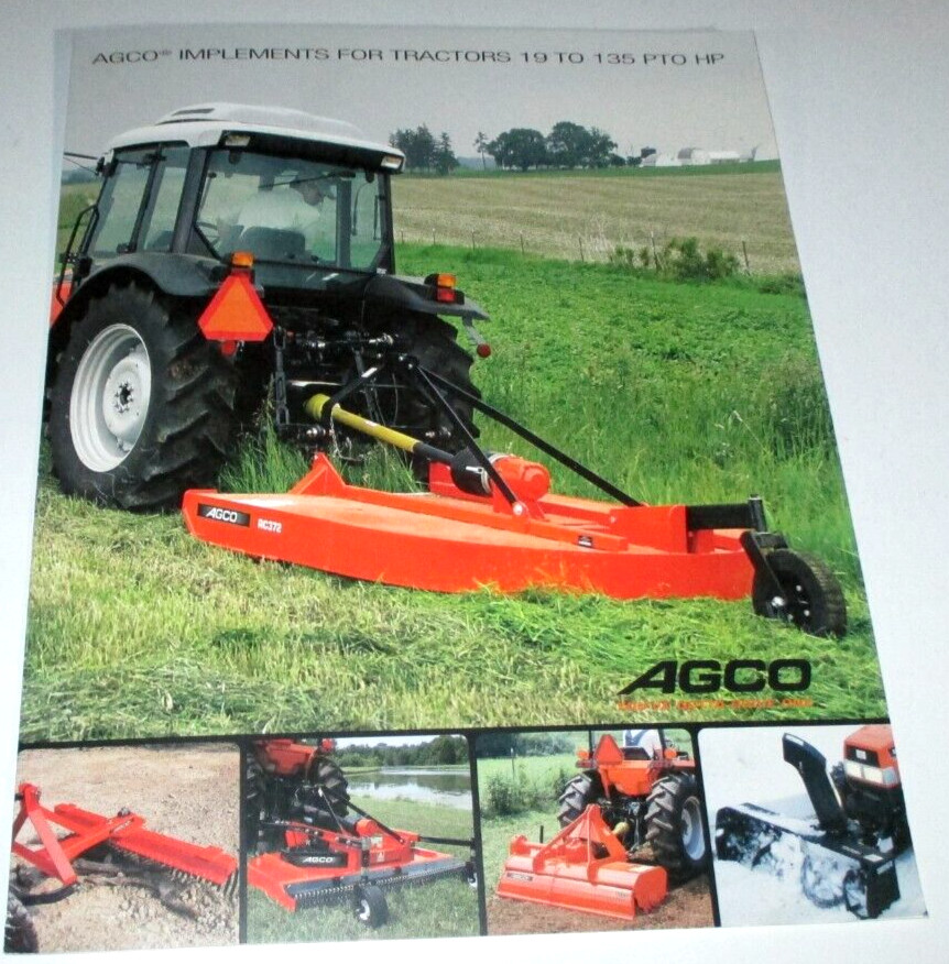 *AGCO Implements for 19 HP to 135 HP Tractors Sales Brochure 2004 AB04303
