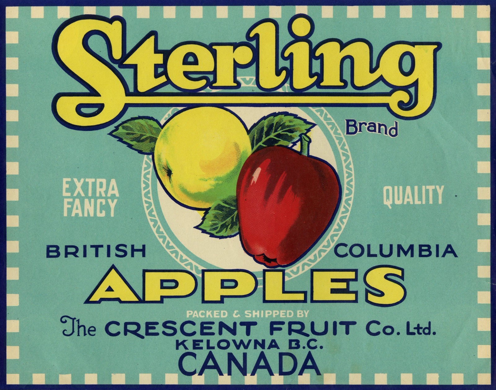 Sterling Brand Apple Label – Extra Fancy