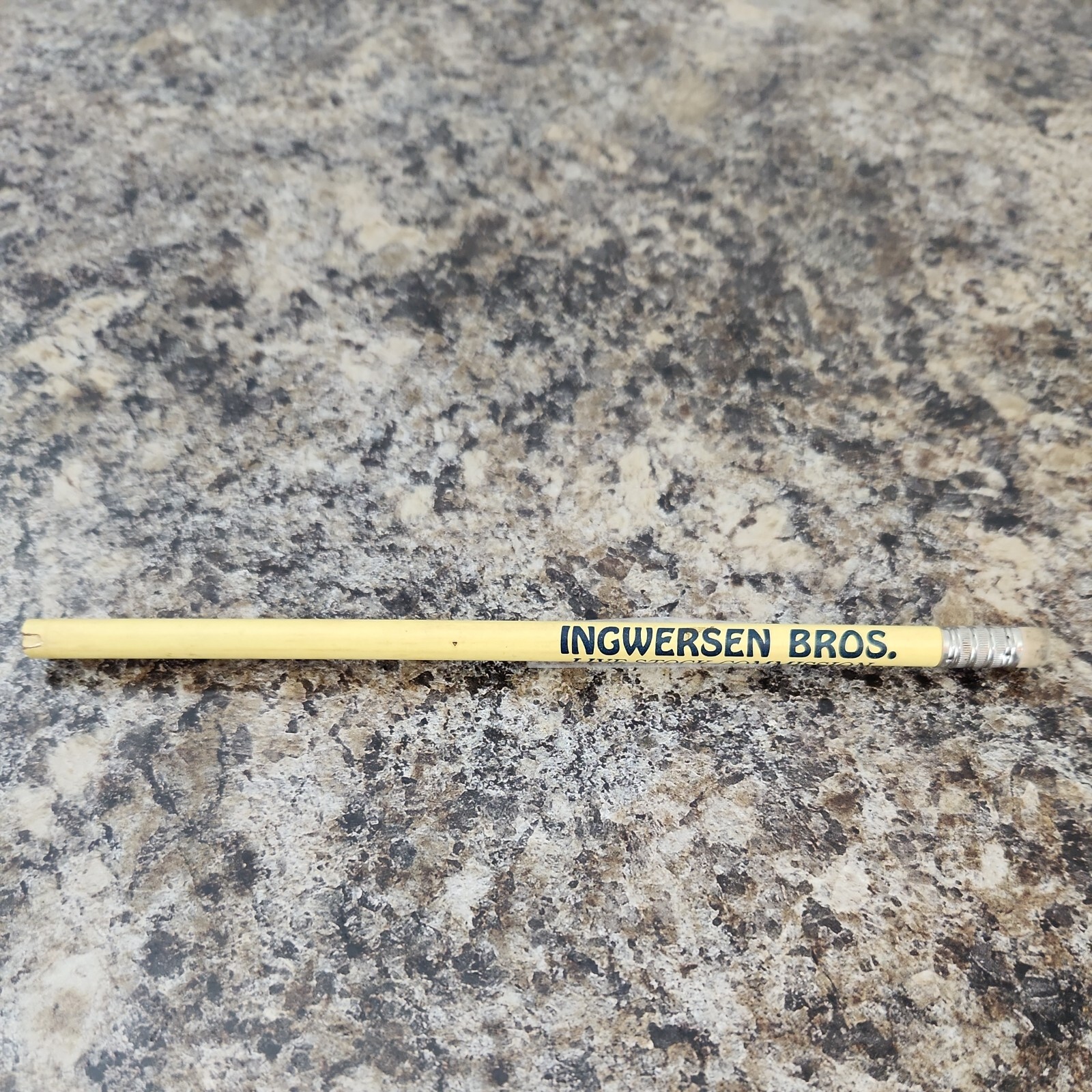 Vintage Ingwersen Bros Live Stock Commission Sioux City Iowa Pencil