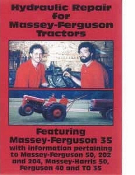 Massey Ferguson MF 35 50 202 204 MF35 MF50 MF202 40 50 Hydraulic Service DVD