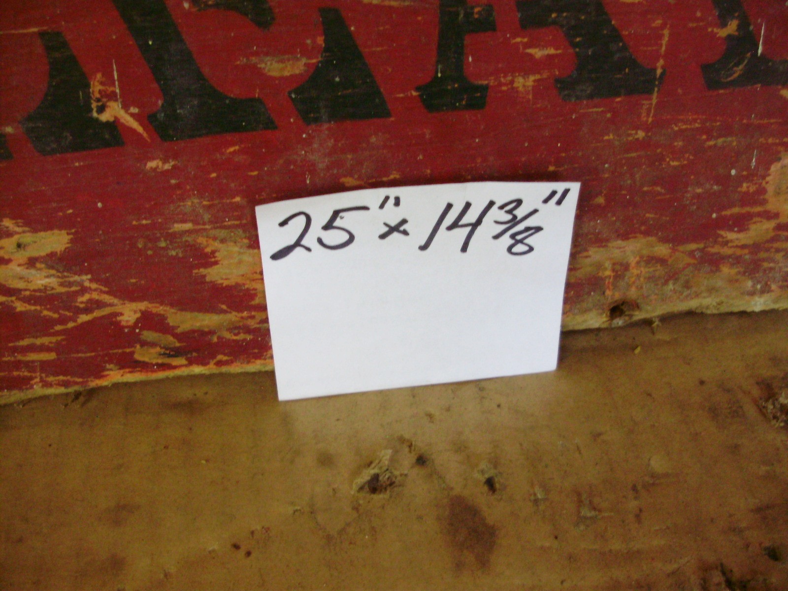 A.T. Ferrell Clipper Saginaw, A.H. Hoffman Landisville, Antique Wood Sign