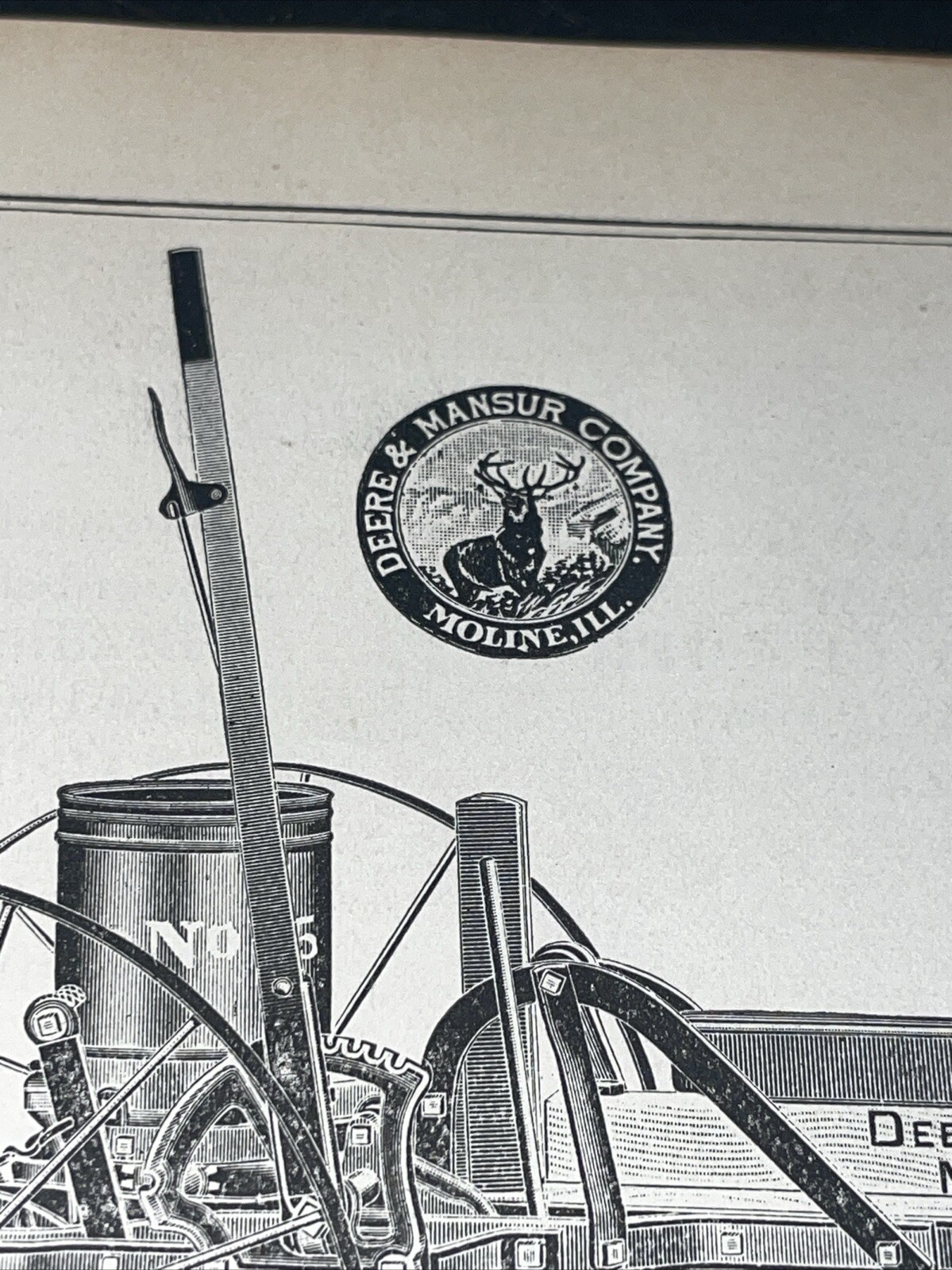 ORIGINAL 1907 John Deere Plow Farm Implement Advertising
