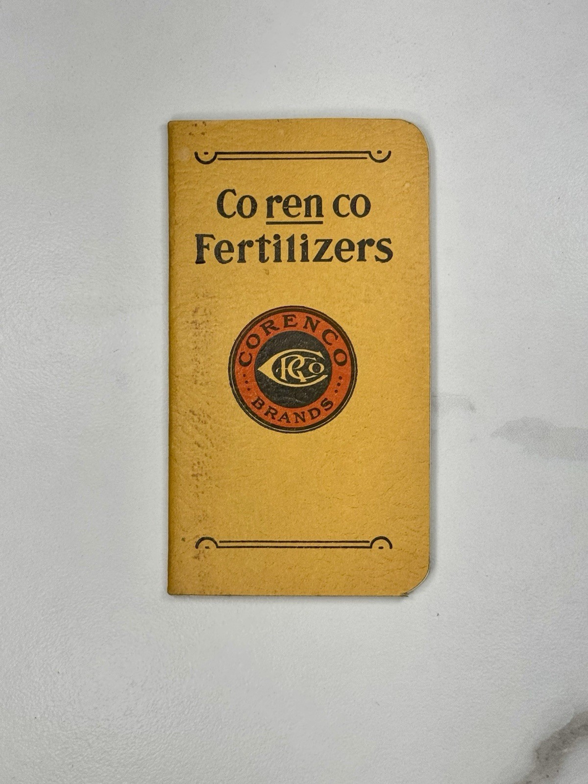 1955 Corenco Fertilizer Memo Book With Calendar Notepad Booklet Massachusetts