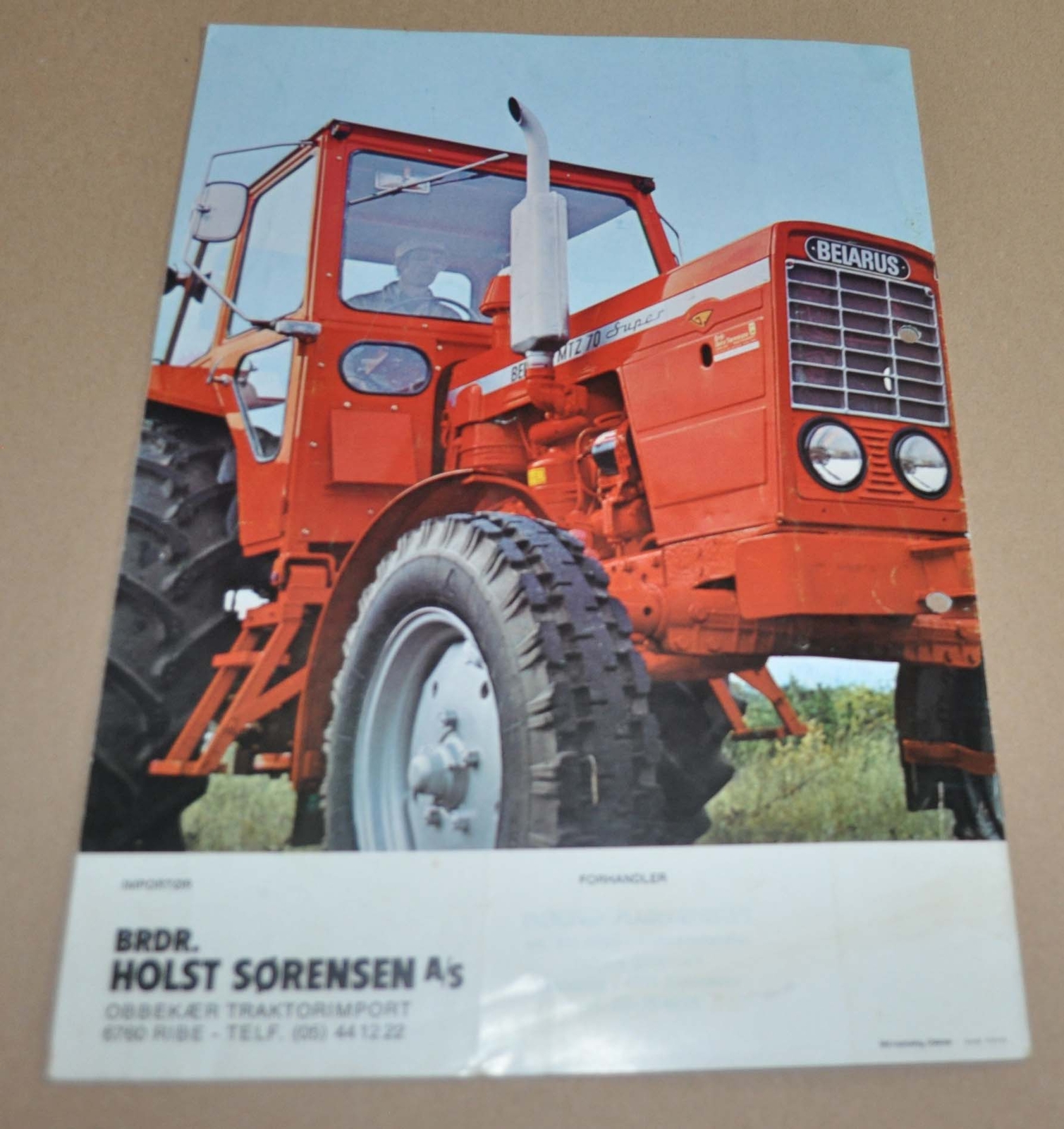 MTZ Belarus 70 80 Tractor Brochure Prospekt Norway Tractoroexport