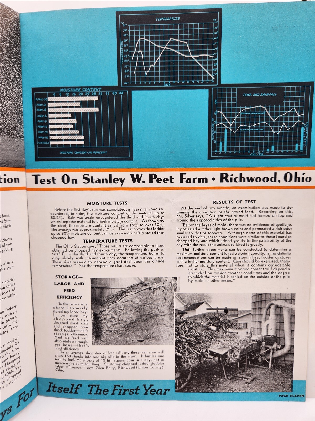 Letz Method to Chop & Store Shock Fodder Corn Live Stock Feed Pamphlet