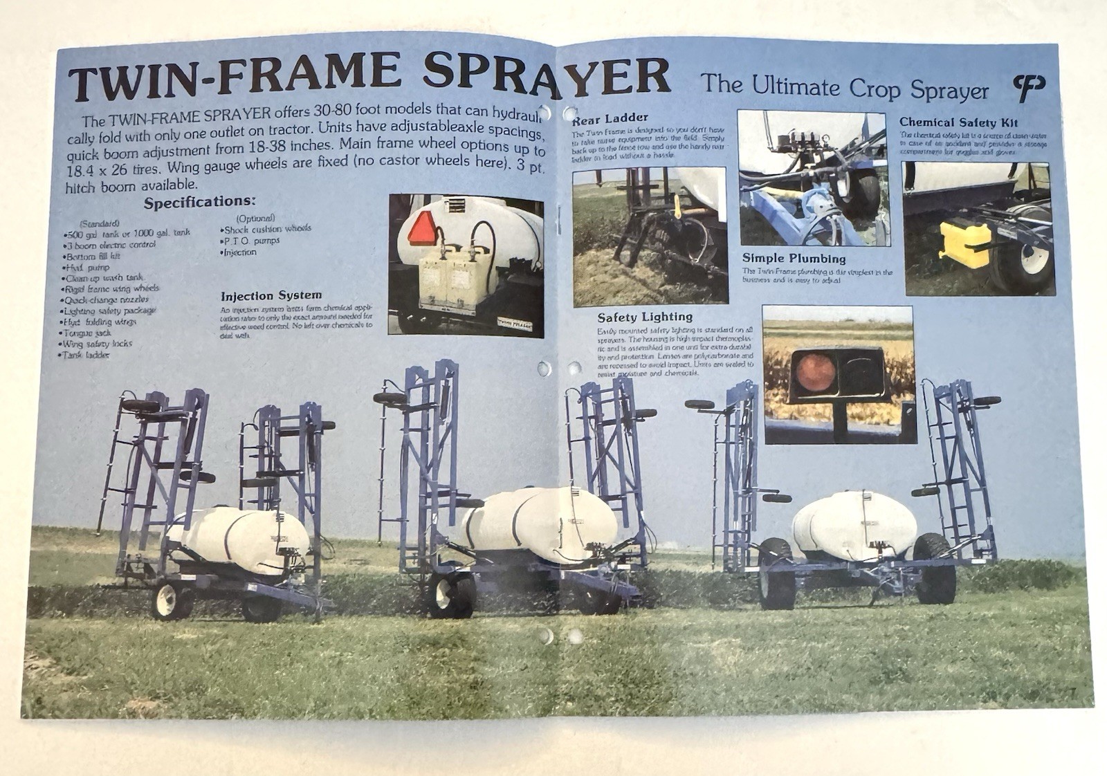 Vintage 1995 Farm Equipment Dealer Brochure Progressive Farm Products Inc.