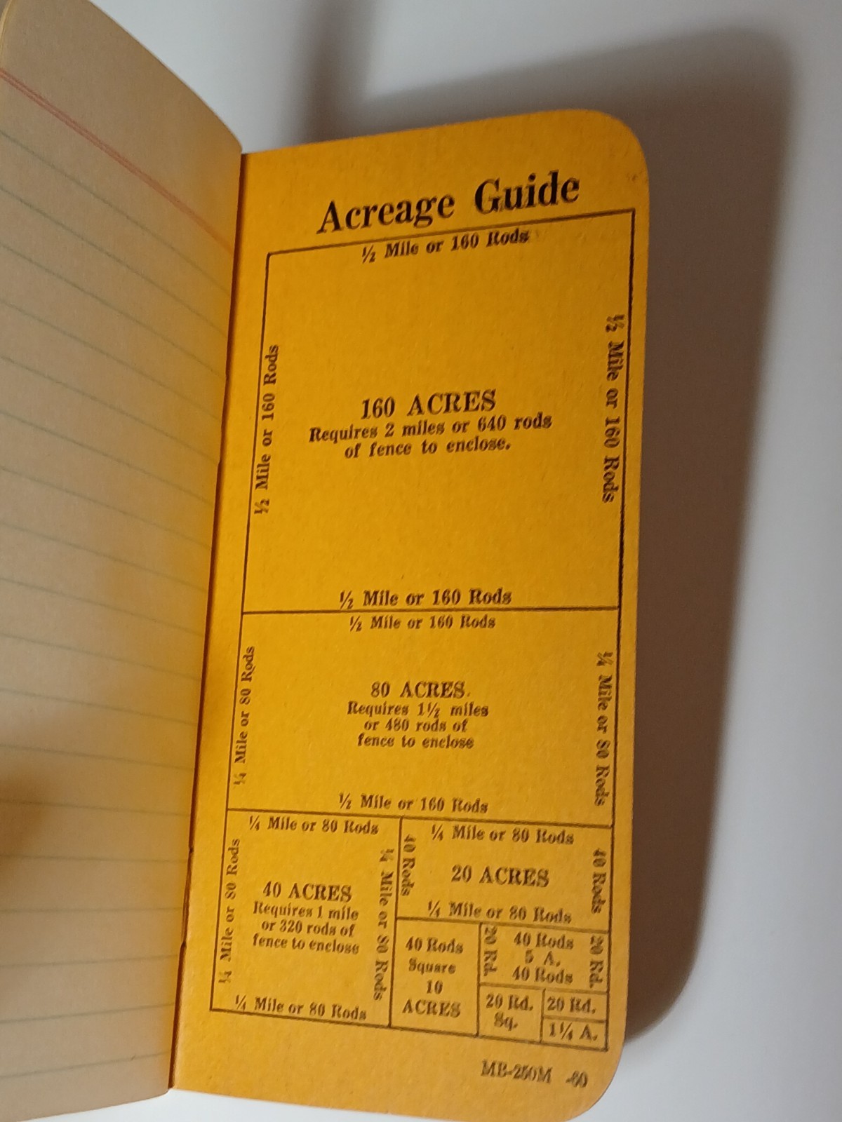 1950s Vintage RED Brand Fence Ledger Book Bluhm Lumber Company Smithton Missouri