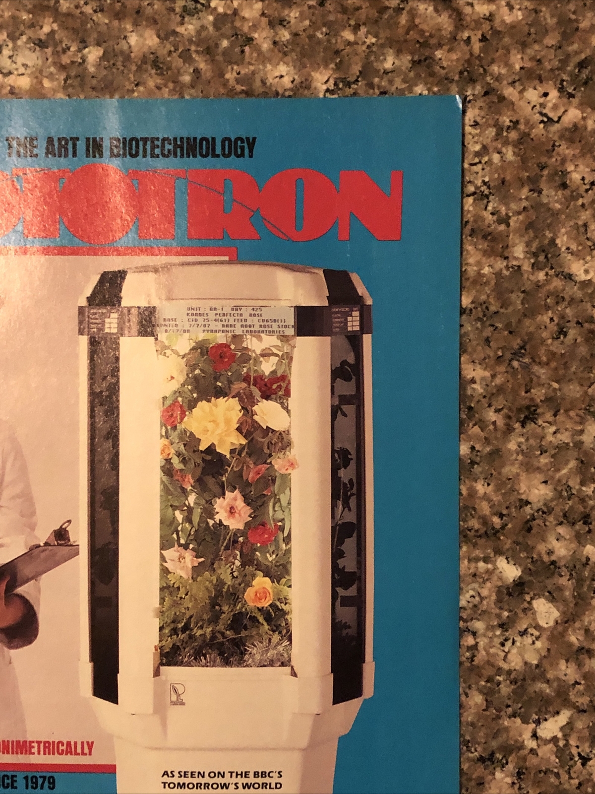 1989 Phototron Pyraponic Indoor Plant Grow PRINT AD Biotechnology VTG 1980s