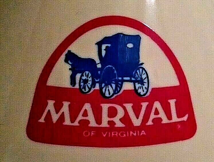 MARVAL OF VIRGINIA MUG TURKEY FARMING PLASTIC NON SKID TIP AMISH LOGO TAN BROWN.