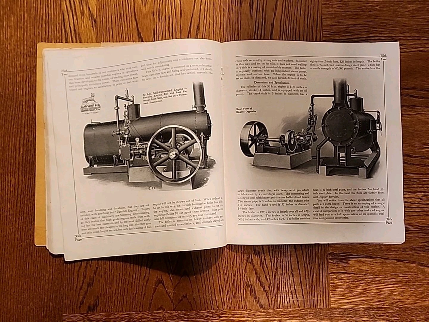 Gaar Scott Engine And Thresher Tractor Sales Brochure Catalog