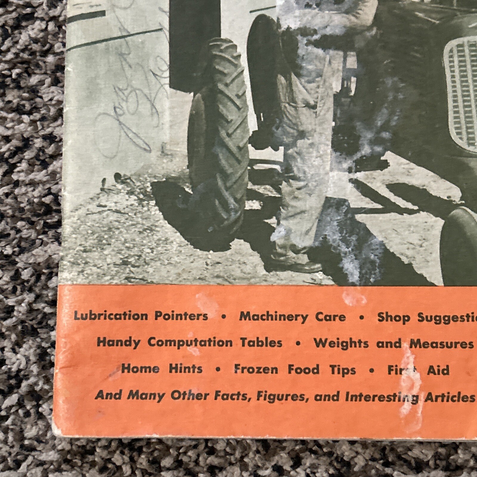 Cities Service Oils Farm Book And Almanac 1947 Booklet Agriculture Machinery