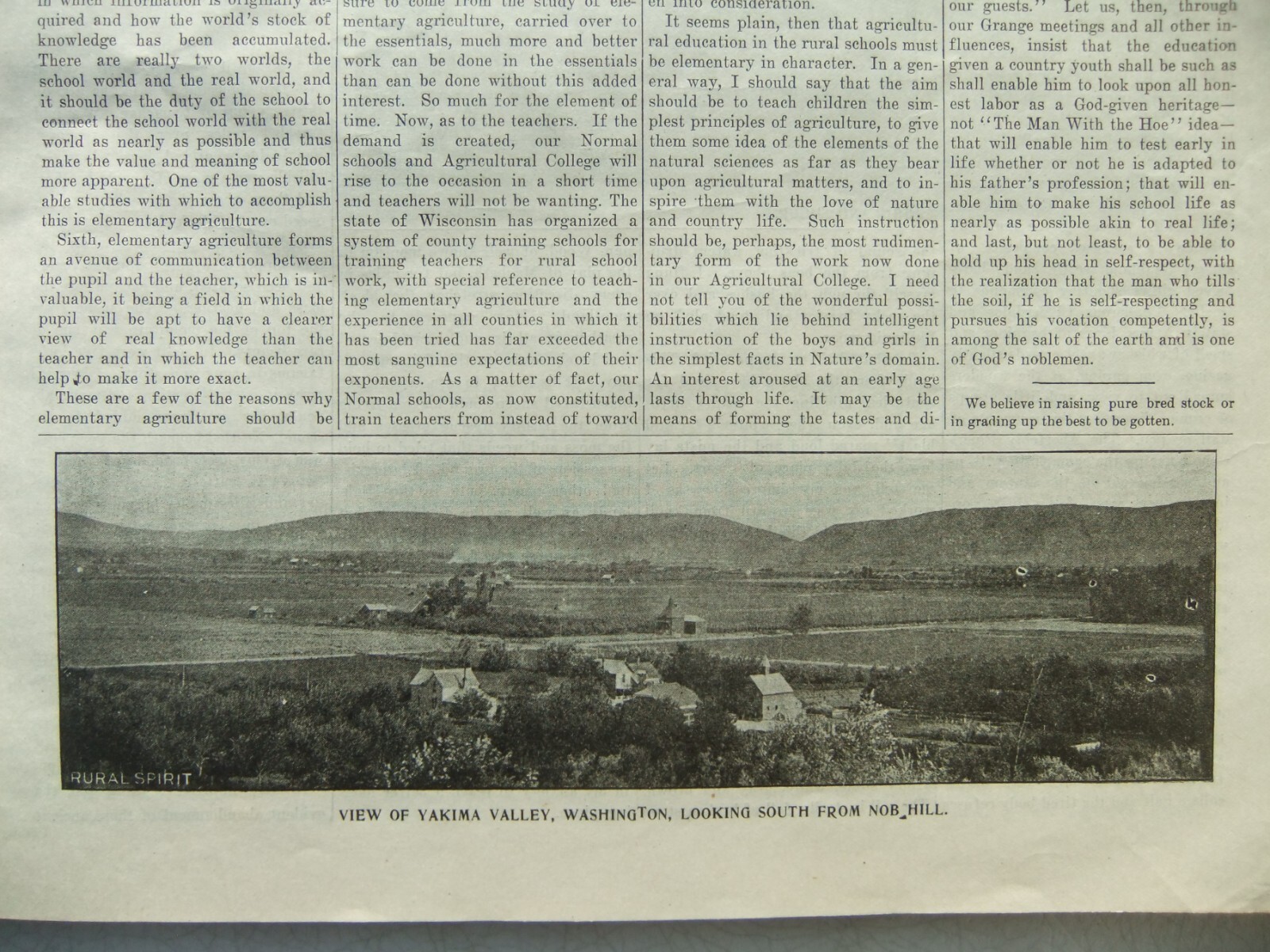 1906 The North Pacific Rural Spirit Journal Portland OR for Farmers & Stockmen