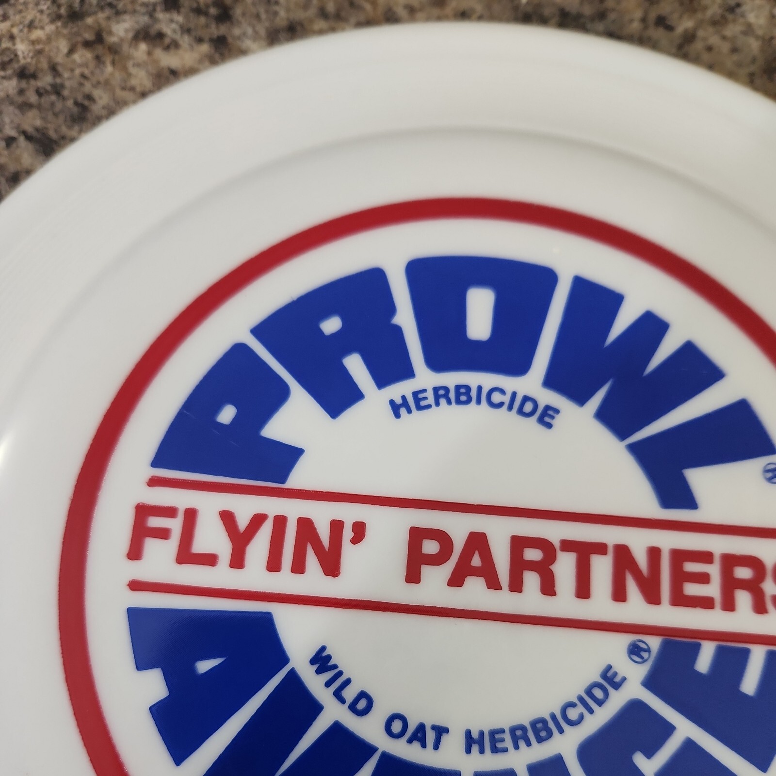 Vtg Wham-O Frisbee 1975 Prowel Herbicide Avenge Wild Oat Farming BASF