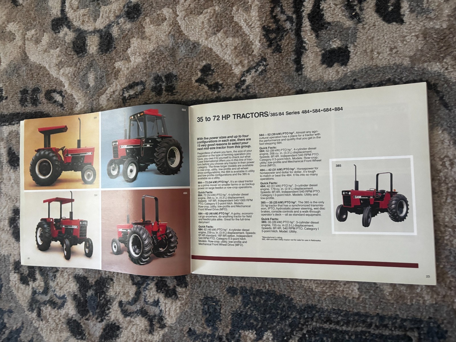 Case International Buyers Guide For 1985 Brochure DCPA26
