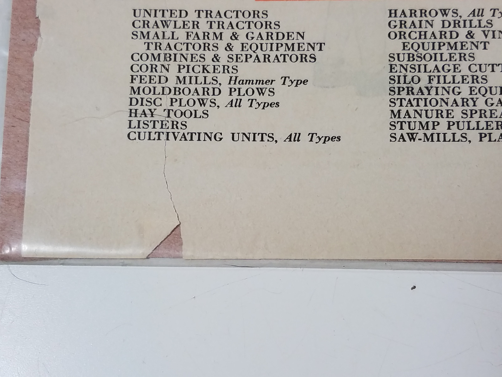 Vintage Advertisement United Tractors and Equipment 1929 Farming Agriculture