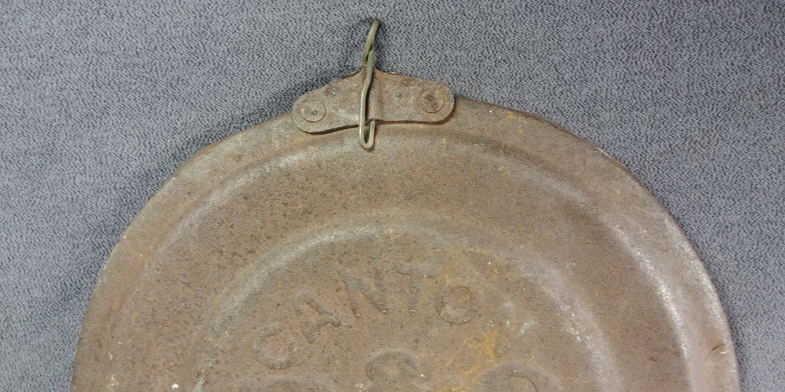 1890s Metal Top P&O Parlin & Orendorff Plow Picture Part Unknown Antique 9 3/4&Prime;