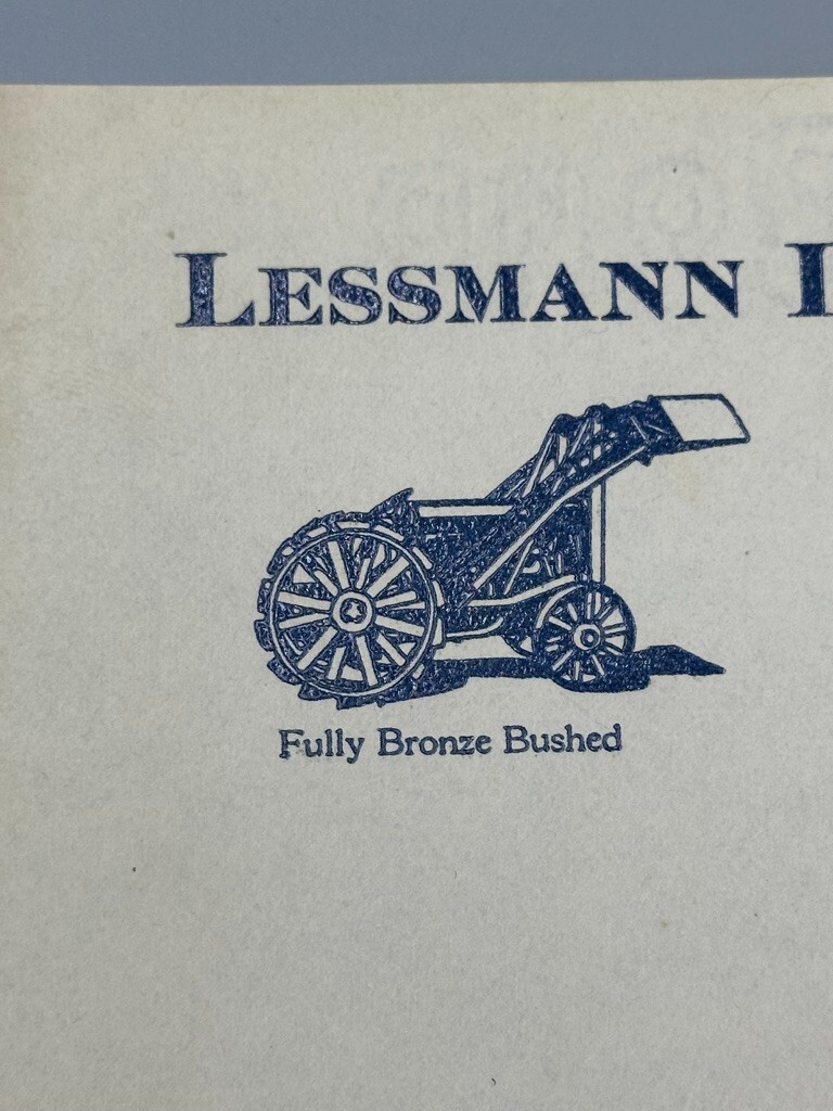 1926 Lessmann LOADER for FORDSON TRACTOR Farm DES MOINES IOWA Advertising Letter