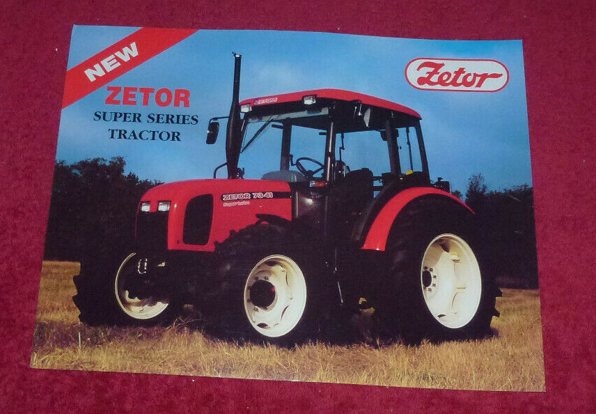 Zetor Super Series Tractors 7341Specifications Brochure