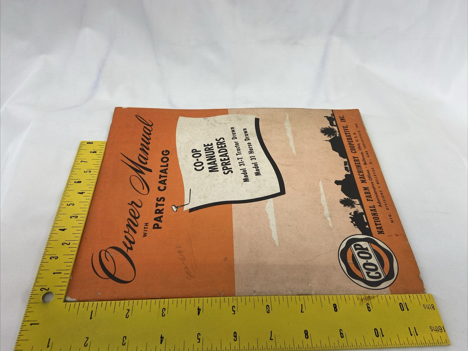 Vintage CO-OP 31-T 31 Manure Spreader Parts Catalog Horse & Tractor Drawn