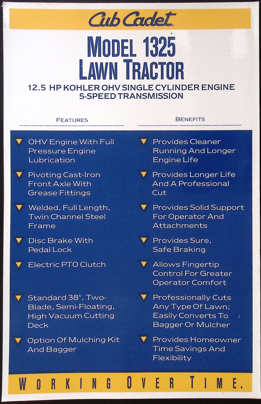 1999 Cub Cadet Dealer sales lot: Dealer Price List, The Big Event price list, Mo